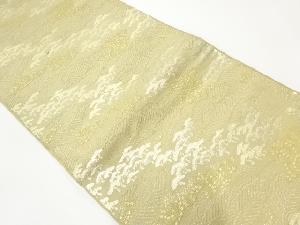 アンティーク　波に松模様織出し袋帯（材料）